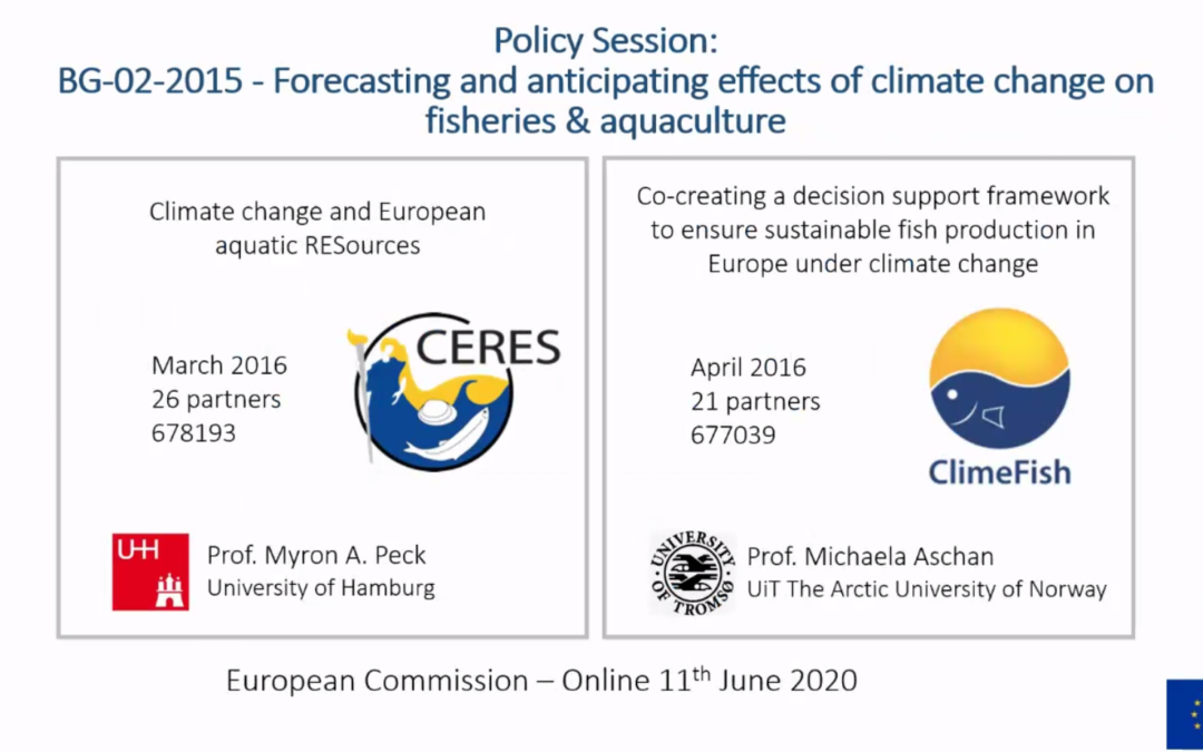 CERES & ClimeFish Policy Session with EC & REA